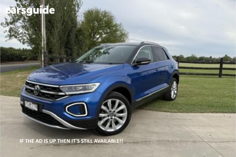 Blue 2024 Volkswagen T-ROC Wagon 110Tsi Style (Restricted Feat)