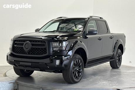 Black 2026 GWM Cannon Alpha Dual Cab Utility Vanta