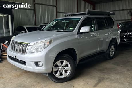 Silver 2010 Toyota Landcruiser Prado Wagon Gxl (4X4)