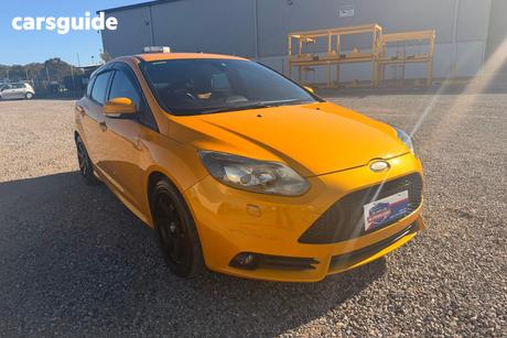 Orange 2013 Ford Focus Hatchback St