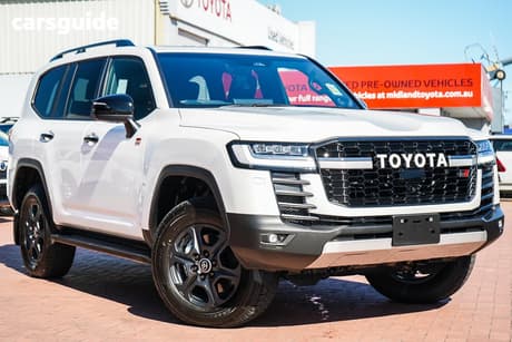 White 2026 Toyota Landcruiser Wagon Lc300 Gr Sport Perf Hybrid