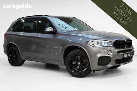 Grey 2015 BMW X5 Wagon Xdrive 30D