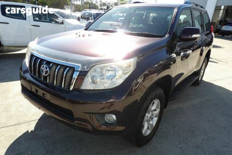 Red 2010 Toyota Landcruiser Prado Wagon Gxl (4X4)