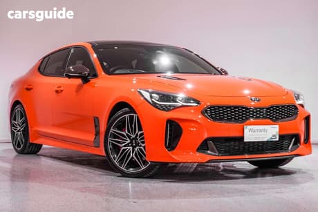 Orange 2021 Kia Stinger Sedan Gt (Black Leather)