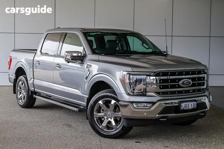 Silver 2024 Ford F150 Double Cab Pick Up Lariat Swb (4Wd)