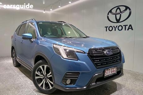 Blue 2022 Subaru Forester Wagon 2.5I Premium (Awd)