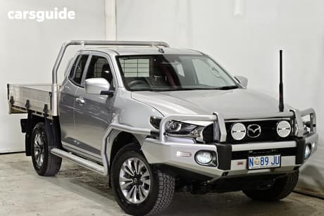 Silver 2023 Mazda BT-50 Freestyle Cab Chassis Xt (4X4)