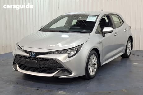 Silver 2023 Toyota Corolla Hatchback Ascent Sport Hybrid