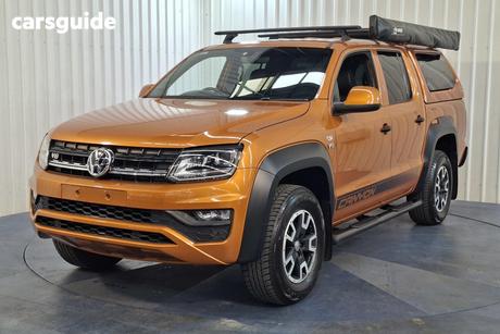 Orange 2019 Volkswagen Amarok Dual Cab Utility Tdi550 Canyon 4Motion (4X4)