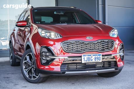 Red 2021 Kia Sportage Wagon Gt-Line (Awd)