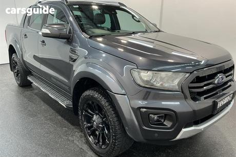 Grey 2018 Ford Ranger Double Cab Pick Up Wildtrak 2.0 (4X4)
