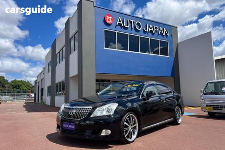 Black 2012 Toyota Crown Sedan MAJESTA 4.6L V8