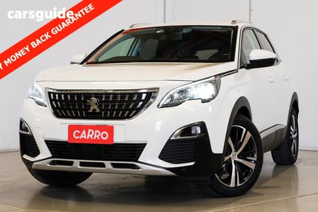 White 2019 Peugeot 3008 Wagon Allure