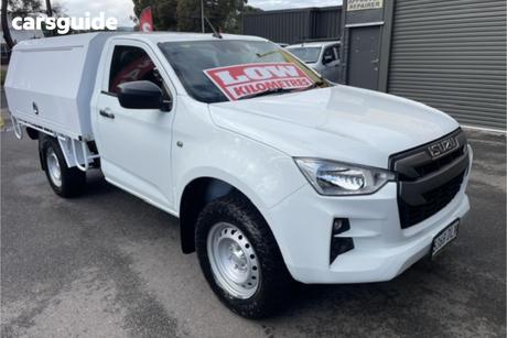 White 2021 Isuzu D-MAX Cab Chassis Sx (4X2) High-Ride