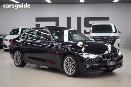 Black 2016 BMW 318I Sedan Luxury Line