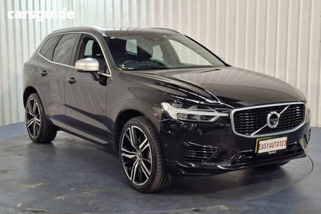Black 2018 Volvo XC60 Wagon T8 R-Design (Hybrid)