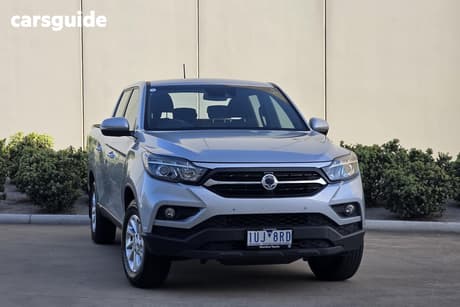 Silver 2021 Ssangyong Musso XLV Crew Cab Utility Elx
