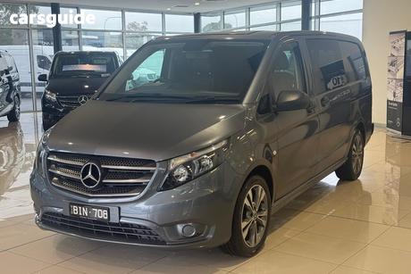 Grey 2020 Mercedes-Benz Vito Van 116 Cdi Mwb Rwd