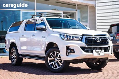 White 2018 Toyota Hilux Dual Cab Utility Sr5 (4X4)