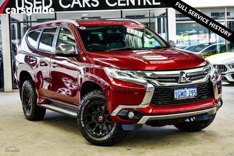 Red 2017 Mitsubishi Pajero Sport Wagon Exceed (4X4) 7 Seat