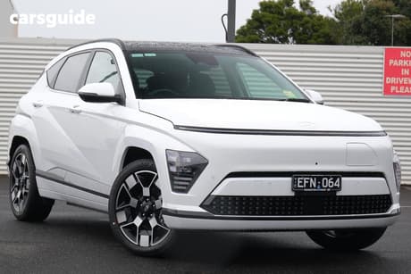 White 2026 Hyundai Kona Wagon Electric Premium N Line