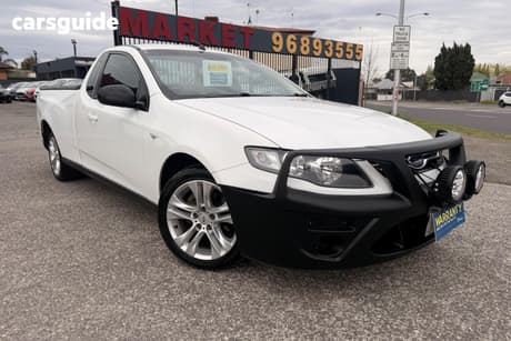 White 2014 Ford Falcon Ute Tray (LPI) FG MK2