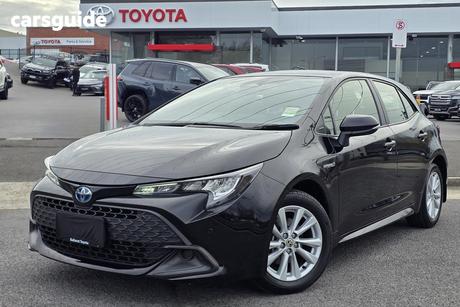 Black 2023 Toyota Corolla Hatchback Ascent Sport Hybrid