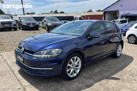 Blue 2019 Volkswagen Golf Hatchback 110 Tsi Comfortline