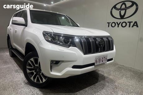 White 2023 Toyota Landcruiser Prado Wagon Vx