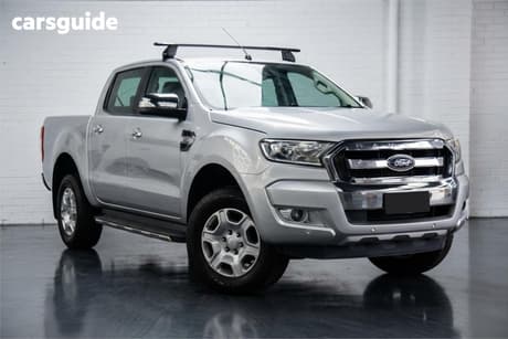 Silver 2017 Ford Ranger Crew Cab Pickup Xlt 3.2 Hi-Rider (4X2)