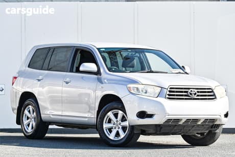 Silver 2009 Toyota Kluger Wagon Kx-R (4X4) 7 Seat
