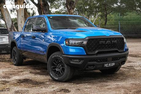 Blue 2025 RAM 1500 Crew Cab Utility Rebel Hurricane