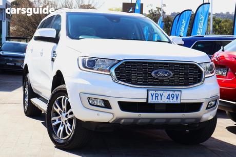 White 2021 Ford Everest Wagon Trend (4Wd)