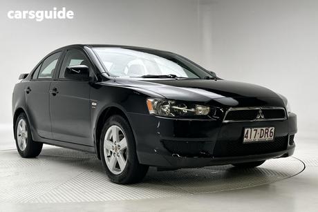 Black 2009 Mitsubishi Lancer Sedan Es