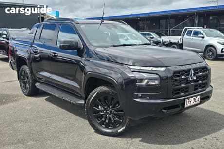 Black 2025 Mitsubishi Triton Double Cab Pick Up Gsr (4X4) 1T Payload