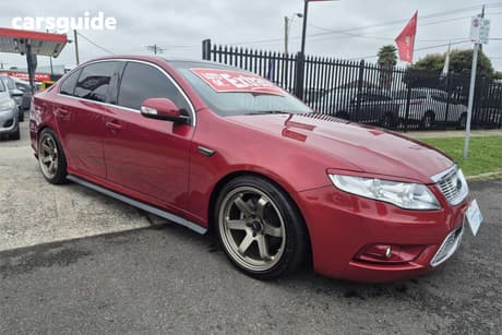 Red 2009 Ford Falcon Sedan G6E