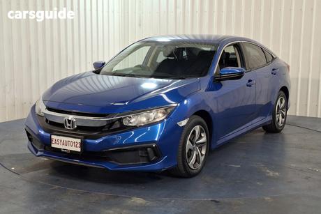 Blue 2019 Honda Civic Sedan Vti