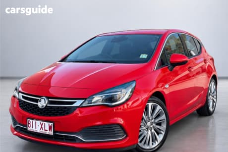 Red 2017 Holden Astra Hatch RS-V
