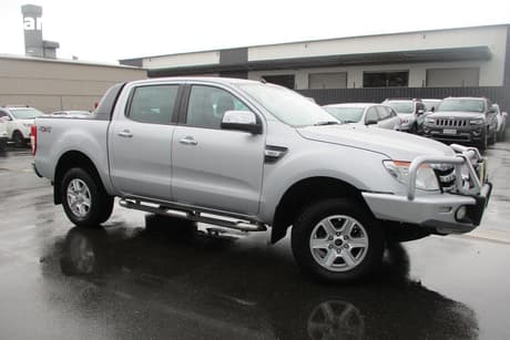 Silver 2014 Ford Ranger Dual Cab Utility Xlt 3.2 (4X4)