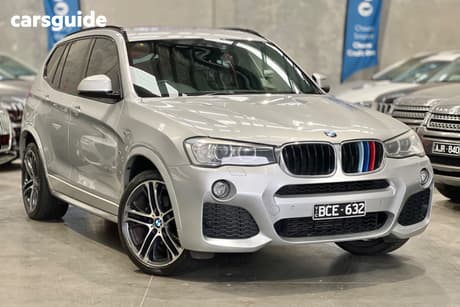 Grey 2015 BMW X3 Wagon Xdrive 20D