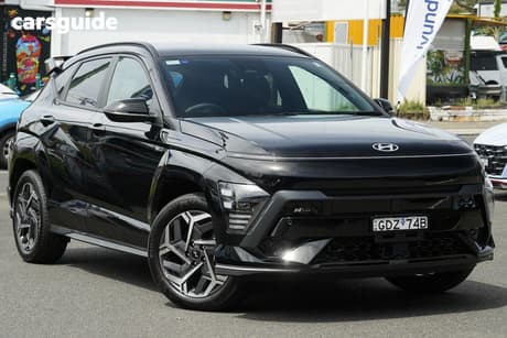 Black 2026 Hyundai Kona Wagon Hybrid Elite N Line