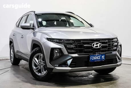Silver 2025 Hyundai Tucson Wagon Hybrid (Fwd)