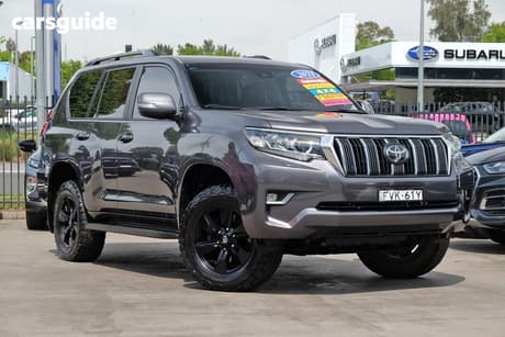 Grey 2021 Toyota Landcruiser Prado Wagon Gxl