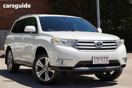 White 2011 Toyota Kluger Wagon Kx-S (Fwd)