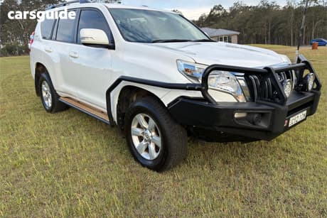 White 2016 Toyota Landcruiser Prado Wagon Gxl (4X4)