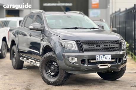 Grey 2013 Ford Ranger Crew Cab Utility Wildtrak 3.2 (4X4)