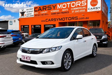 White 2012 Honda Civic Sedan Sport