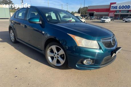 Green 2013 Holden Cruze Hatchback Sri