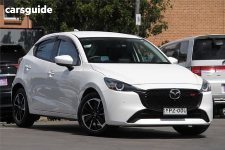 White 2025 Mazda Mazda2 Hatchback G15 Gt