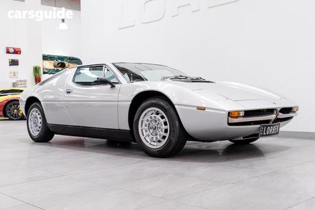 Silver 1974 Maserati Merak Coupe 2+2